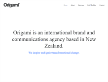 Tablet Screenshot of origami-brand.com
